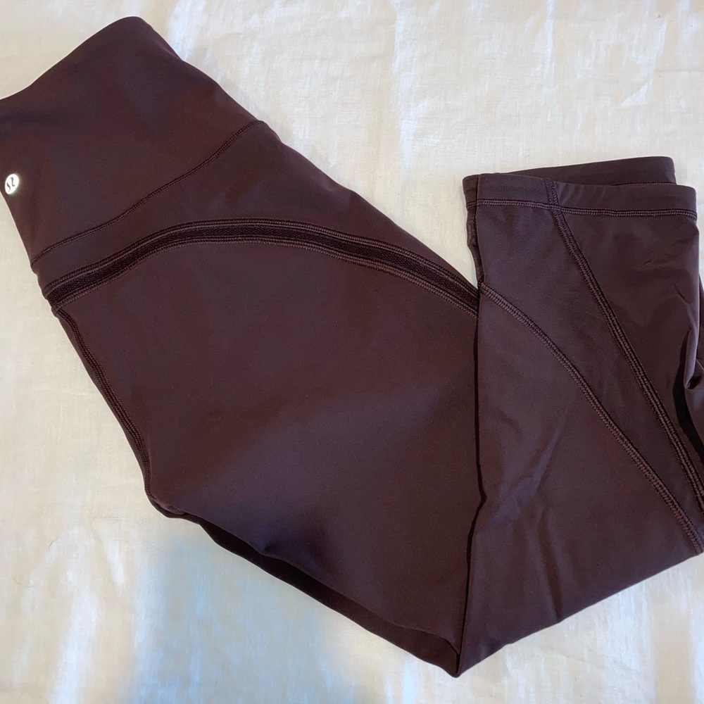 lululemon athletica deep plum high-waist leggings